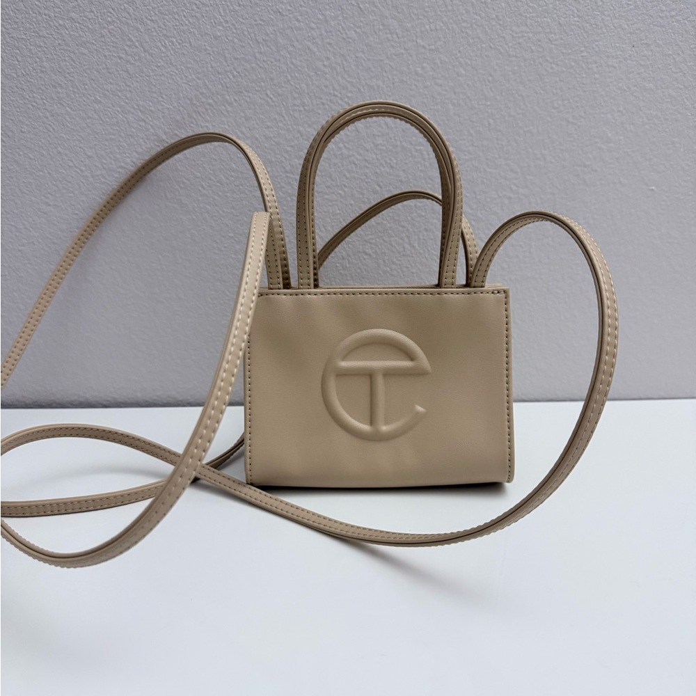Telfar Small Cream Bag
